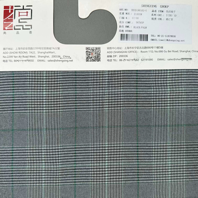 Poly Spandex Check Fabric
