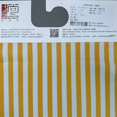 Poly Spandex Stripe Fabric
