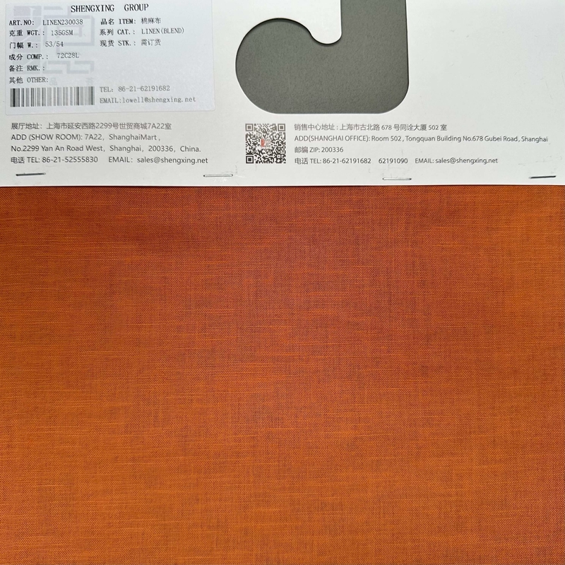 Linen Cotton Fabric